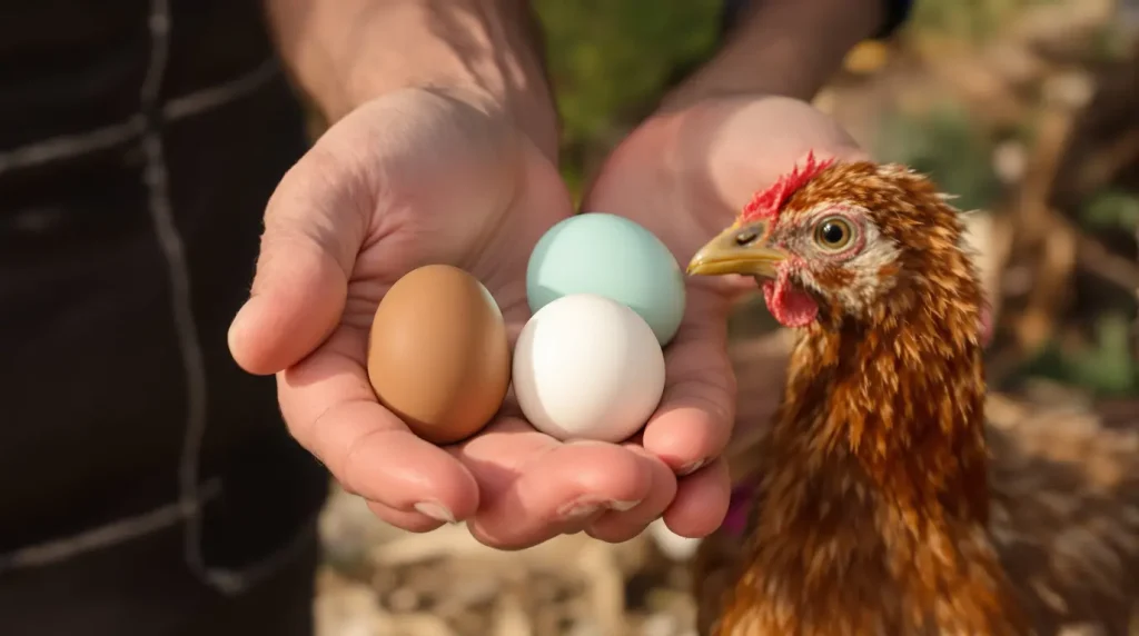 Peu de gens le savent, mais la couleur de la coquille d'un œuf dépend d'un petit détail chez la poule : les éleveurs confirment